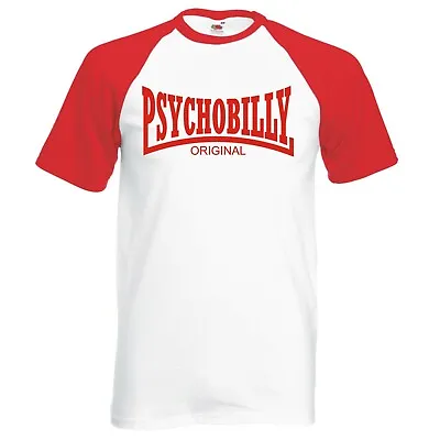Buy Music Rockabilly Punk  Psychobilly Original  Raglan Baseball T-shirt • 14.99£