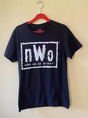 Buy WWE Authentic New World Order (NWO) Black White Logo T Shirt 2021 Size S • 16.95£
