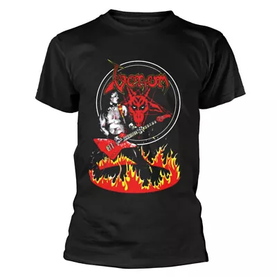 Buy Venom Cronos In Flames Shirt S-XXL Official Black Metal Band T-shirt • 21.73£