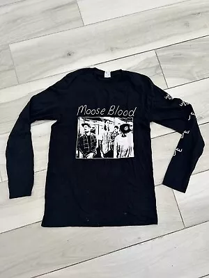 Buy Moose Blood Band Long Sleeve With Graphics Band T-shirt  Medium • 12£