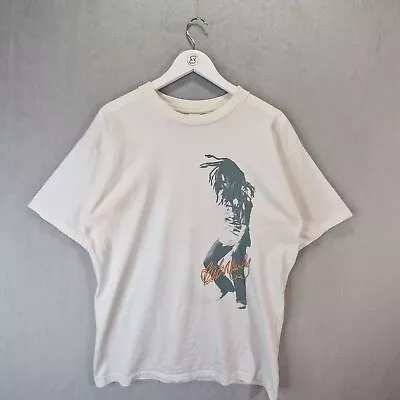 Buy Bob Marley T Shirt Mens XL White Vintage 90s Exodus Single Stitch Graphic Print • 69.99£