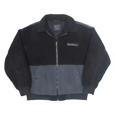 Buy URBAN OUTFITTERS Oversized Mens Fleece Jacket Black S • 20.99£