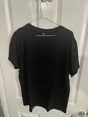 Buy Shein Mens Large Black T Shirt With Hamburger Detail On Back • 3£