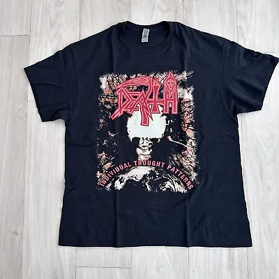 Buy DEATH BAND T-shirt 80s Style Metal Official XL Individual Thought Patterns Retro • 9.99£