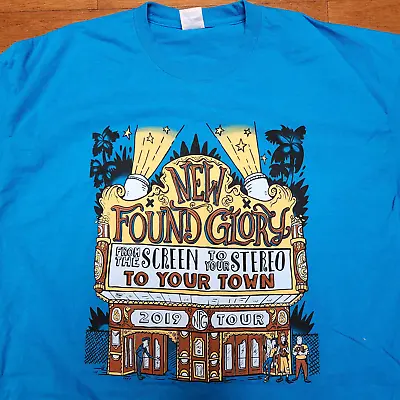 Buy New Found Glory - From The Screen To The Stereo - 2019 Tour T-Shirt (Size XXL) • 28.41£