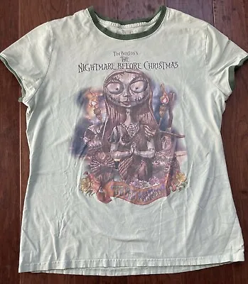Buy Tim Burton Sally T Shirt Nightmare Before Christmas Women's SIze Large Halloween • 25.51£