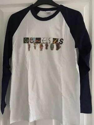 Buy Genesis T Shirt 3/4 Length Sleeve Rare Prog Rock Band Merch Phil Collins Sz S • 16.50£
