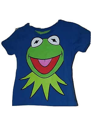 Buy Boys Disney Kermit The Frog Blue T-shirt 12 - 18 Months D20 C • 10£