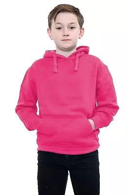 Buy Fleece Pullover Hoodie Kids Girls Hooded Sweatshirt Boys Unisex Hoody Jumper Top • 9.86£