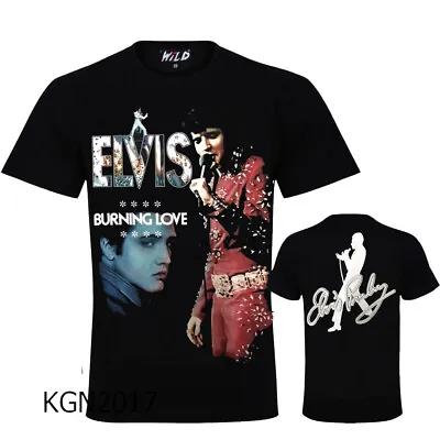 Buy New Elvis Presley Burning Love  T-shirt  Both Side Print  • 16.99£