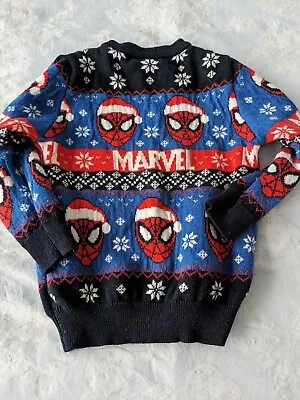 Buy Marvel Spiderman Christmas Jumper  2-3yr • 4£