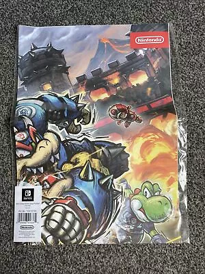 Buy Mario Strikers Battle League Football PROMO POSTER ONLY (NO GAME) Switch Merch • 5£