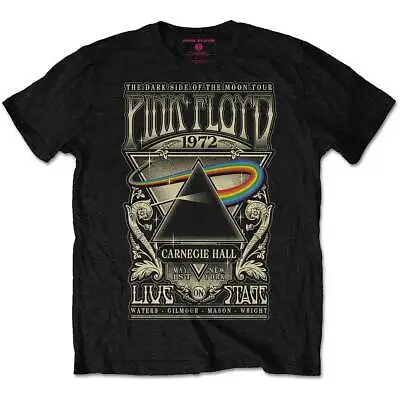 Buy Pink Floyd Dark Side Of The Moon Tour 72 BL Official Tee T-Shirt Mens • 15.99£