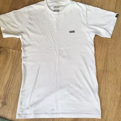 Buy VANS - White Crew Neck T-Shirt / Size XS (plus Free Nicce White T-Shirt) • 7.50£