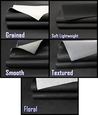 Buy Faux Leather Fabric Upholstery Material Grained Vinyl Car Seat Heavy Leatherette • 14.99£
