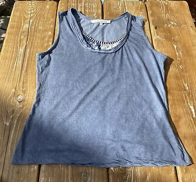 Buy Coco Menthe Blue Vest Top Size 5 38” Chest • 8.99£