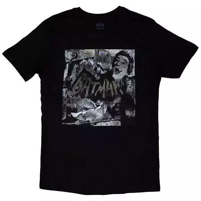 Buy DC Comics - Unisex - T-Shirts - Small - Short Sleeves - Batman - Mural - K500z • 14.60£