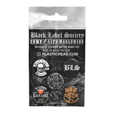 Buy Black Label Society - SDMF Button Set 5x Buttons 25mm - Official Merch • 10.29£