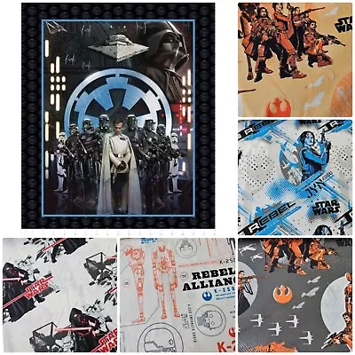Buy Camelot Cottons Star Wars & Rogue One 100% Cotton Fabrics + Panel Quilting • 4.75£