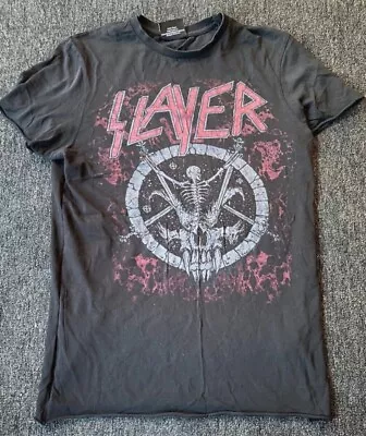 Buy Slayer T Shirt Rare Metal Rock Band Merch Tee Size Small Black • 14.30£