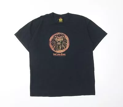 Buy The Lion King Mens Blue Cotton T-Shirt Size M Round Neck • 6£