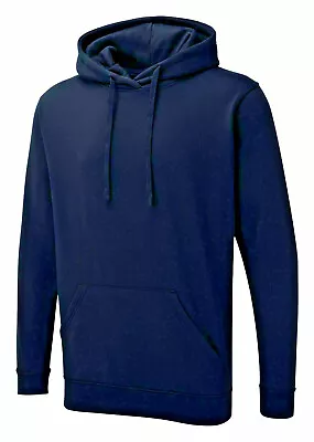 Buy UNEEK Mens Pullover Hoodie Hooded Sweatshirt Fleece Top Plain Hoody Jumper • 15.99£