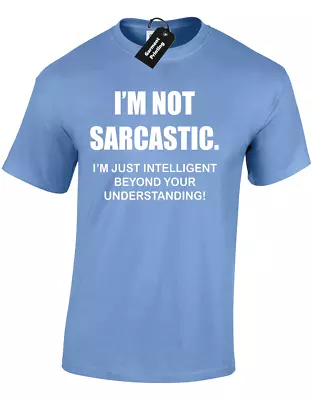 Buy I'm Not Sarcastic Mens T Shirt Funny Sarcasm Geek Nerd Gift Novelty Humour • 7.99£