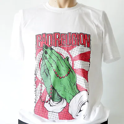 Buy Bad Religion Punk Rock Hardcore White Unisex T-shirt S-3XL • 14.99£