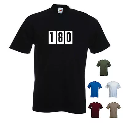Buy '180' Mens Darts / Sport / Hobby / Pub / Drinking / Beer Funny T-shirt. S-XXL • 11.69£