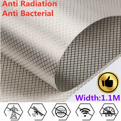 Buy Electromagnetic Shielding Fabric EMF EMI Protection Blocking RFID Anti Radiation • 11.99£