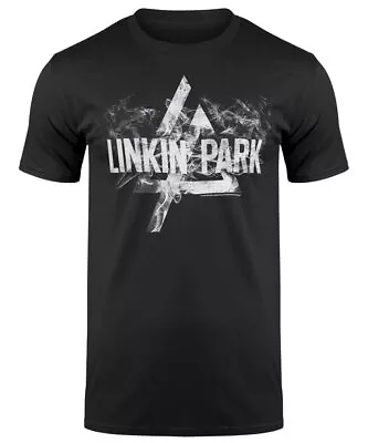 Buy Officially Licensed Linkin Park Prism Smoke Mens Black T Shirt Linkin Park Tee • 17.50£