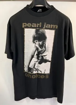 Buy Vintage - Pearl Jam Choices T-shirt • 360£