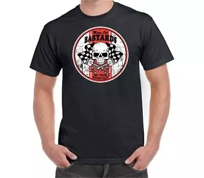 Buy Mean Old Bastards T-shirt T Shirt Clothing Apparel Hot Rod Rockabilly Tshirt • 18.96£