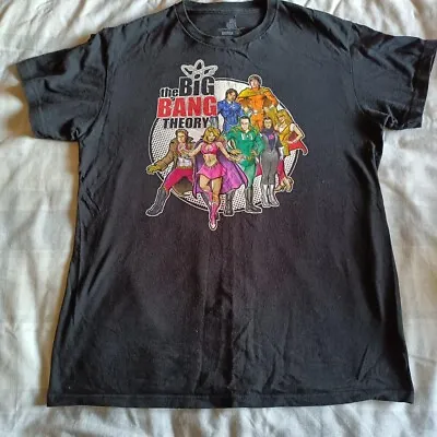 Buy Big Bang Theory T-shirt. Size M. Black. Superheroes Theme • 9.99£