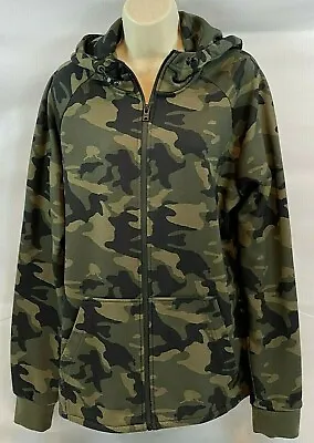 Buy Aeropostale Women's Camouflage Full Zip Hoodie Size: Large  • 12.53£