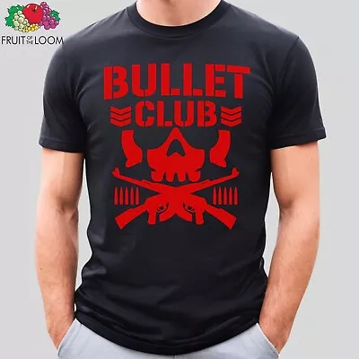 Buy Mens Bullet Club Pro Wrestling T Shirt MMA WCW Shirt Fan Gift • 13.99£
