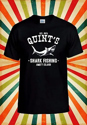 Buy Quint Shark Fishing Amity Island Cool Men Women Unisex Baseball T Shirt Top 2999 • 9.99£