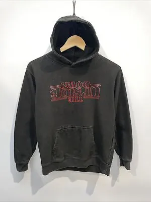 Buy Stranger Things “The Upside Down” Black Hoodie Sweatshirt Size 12-13Years CDY187 • 7£