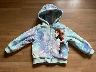 Buy Disney Costco Girls Kids Frozen II Fleece Style Jacket (Blue & Purple) Age 4 Ye • 7.99£