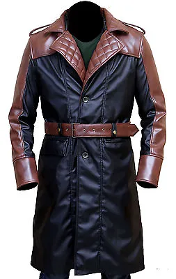 Buy Jacob Frye Assassin's Creed Syndicate Mens Leather Trench Coat / Costume • 81.99£