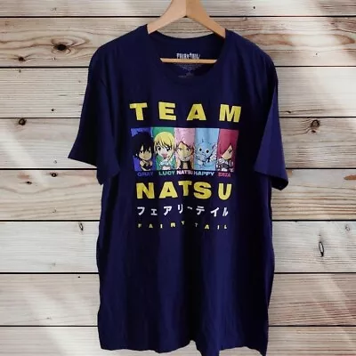 Buy Men's Fairy Tale Final Season Team Natsu Anime Graphic T-shirt, XL • 19.95£