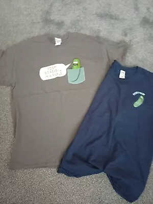 Buy Rick And Morty Pickle Rick T Shirts Gildan Heavy • 5.50£