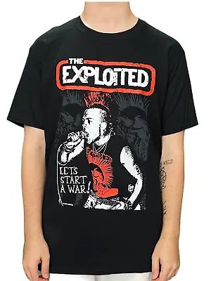 Buy Exploited Let's Start A War Unisex Official T Shirt Brand New Various Sizes • 15.99£