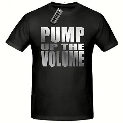 Buy Pump Up The Volume T Shirt, (Silver Logo) Unisex T Shirt, Fancy Dress 80's • 10.99£