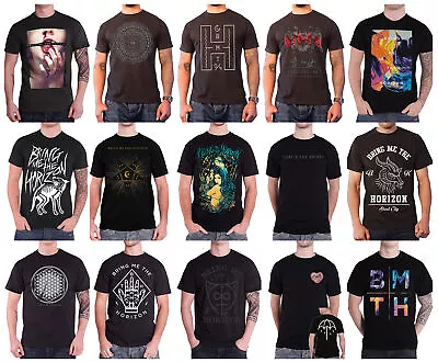Buy Official Bring Me The Horizon T Shirt Amo Sempiternal Band Logo Mantra Mens New • 16.95£