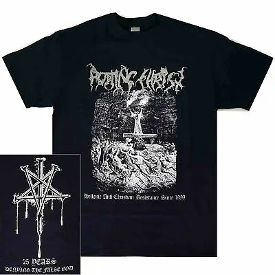 Buy Rotting Christ Hellenic Anti-Christian Resistance Shirt S-XXL T-Shirt Official • 24.75£