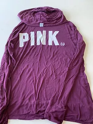 Buy Woman’s Pink Super Soft Burgundy Sweatshirt Sweater Hoodie Size XS U2 • 19.72£