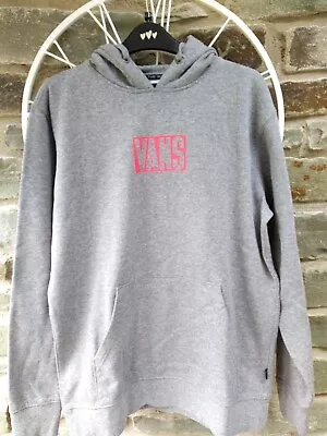 Buy Vans Men's Hoodie, Small, Grey With Red/White Print On Back. • 12.99£