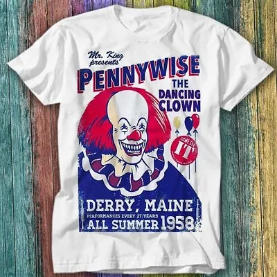 Buy Pennywise The Dancing Clown Stephen Kings It T Shirt Top Tee 337 • 6.70£
