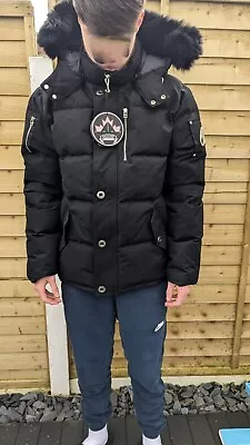 Buy Mens Winter Parka Type Jacket Black • 109£
